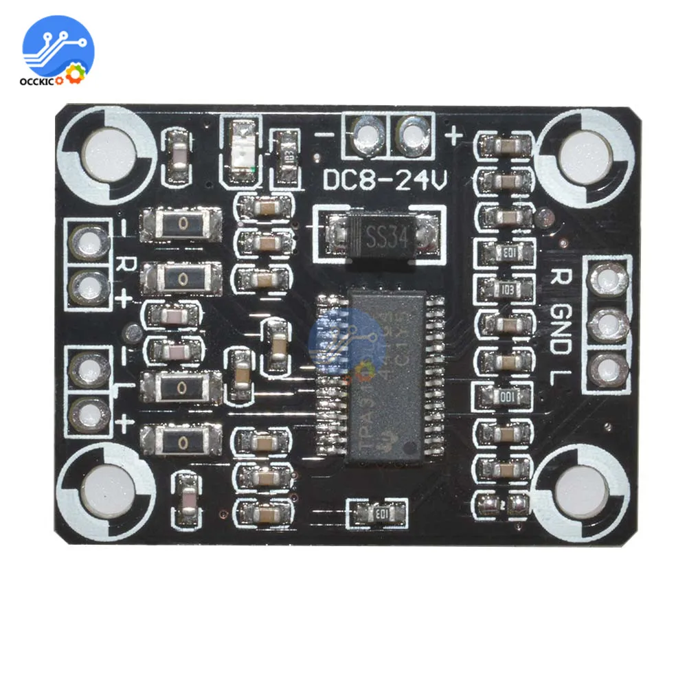 TAP3110-デジタルオーディオステレオアンプコントロールモジュール,ミニバイノーラルアンプ12v 8-18v,ハイパワーUltra-PAM8610,2x15w 3a