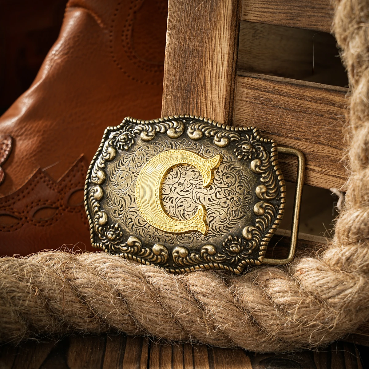 Estilo ocidental carta placa-mãe fivela cinto fivela cabeça fivela cabeça um