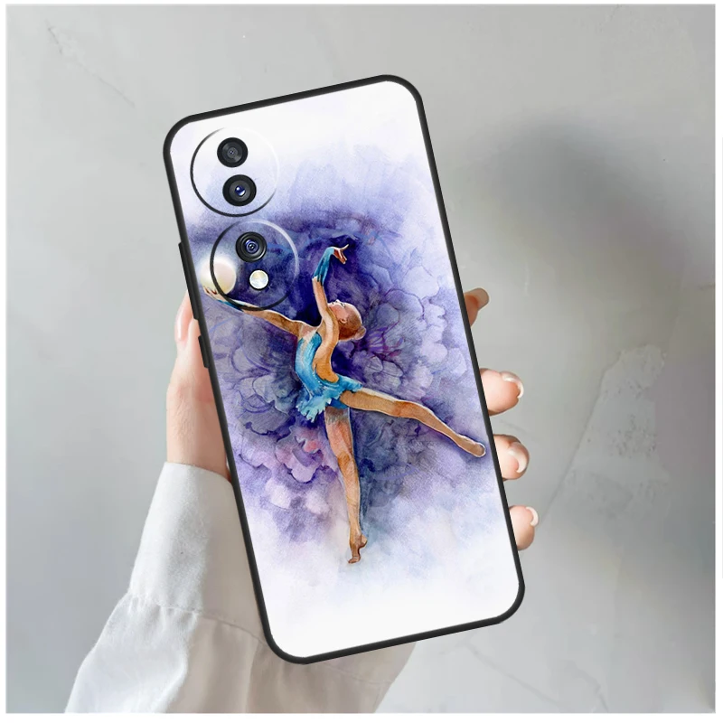 Gymnastics Oil Painting Funda For Honor Magic 6 Lite 5 Pro 50 70 90 Honor X8a X8b X6 X7 X8 X9 X6a X7a X9a X9b Case