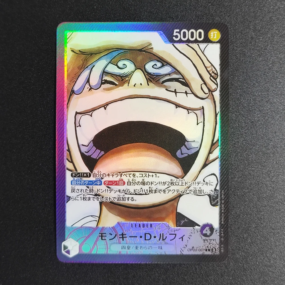 52 stili DIy OPCG ONE PIECE Inglese Shanks Rufy Insegna Roger Sabo Chopper ACE Law Nami Sogeking CARD Collection Anime Gioco di carte