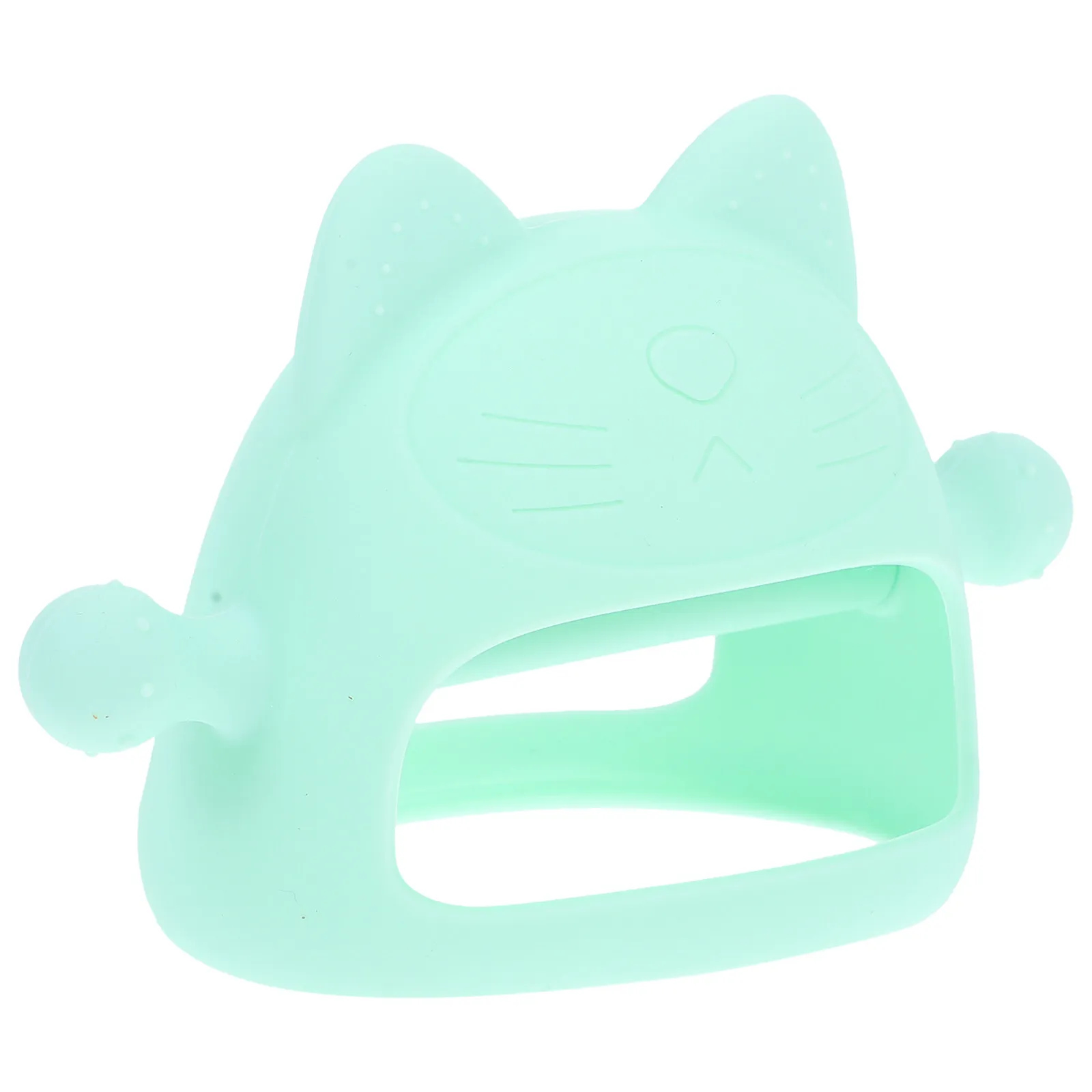 Silicone Baby Teether Lightweight Baby Chewing Aid Handheld Infant Teethers for Teething Relief and Oral Health Support