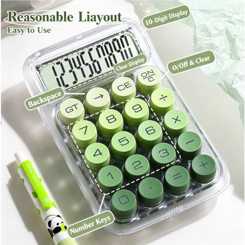 Calculator Office Commercial Transparent Dopamine Gradient Color Computer Cute High Appearance Level Calculator