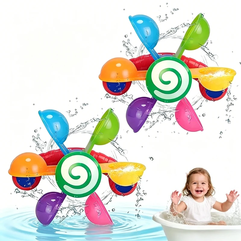 1pc Spinning Windmill Bath Toy, Fun Sensory Bathtime & Pool Play for Baby Boys Girls,Ideal Birthday Christmas Gift,Toys for Kids