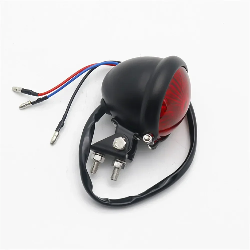 12V Rote LED Motorrad Rücklicht Bremslicht Stop Hinten Rücklicht für Chopper Bobber Cafe Racer Street Bike Motorrad Rücklicht