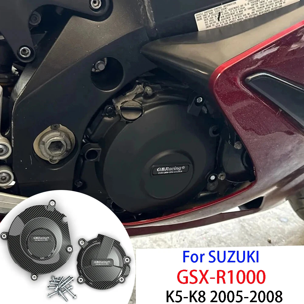 For Suzuki GSX-R1000 Motorcycle Engine Cover Guard Racing For Suzuki GSX-R1000 GSX-R GSXR 1000 GSXR1000 K5 K6 K7 K8 2005-2008