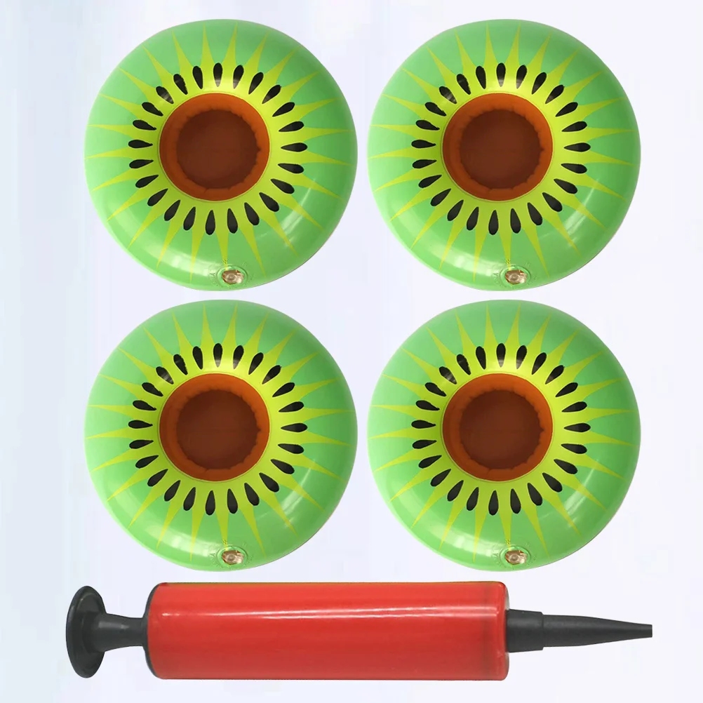 1 Zestaw Nadmuchiwanych Tack na Piwo Łatwe w Przechowywaniu Wielokrotnego Użytku Pływające na Wodzie na Imprezy Plażowe Wesela Letnie Rozrywki Przenośne Rozwiązanie na Napoje