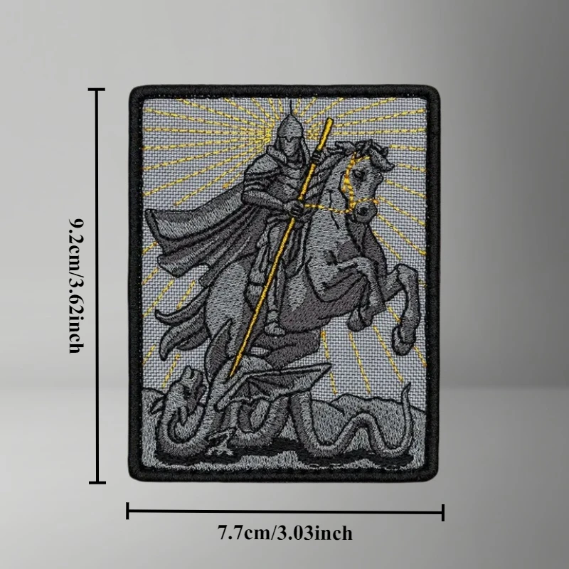 

Archangel Michael Tactical Morale Badge Embroidery Patch Hook and Loop Military Patches Backpack Sticker for Clothing Armband
