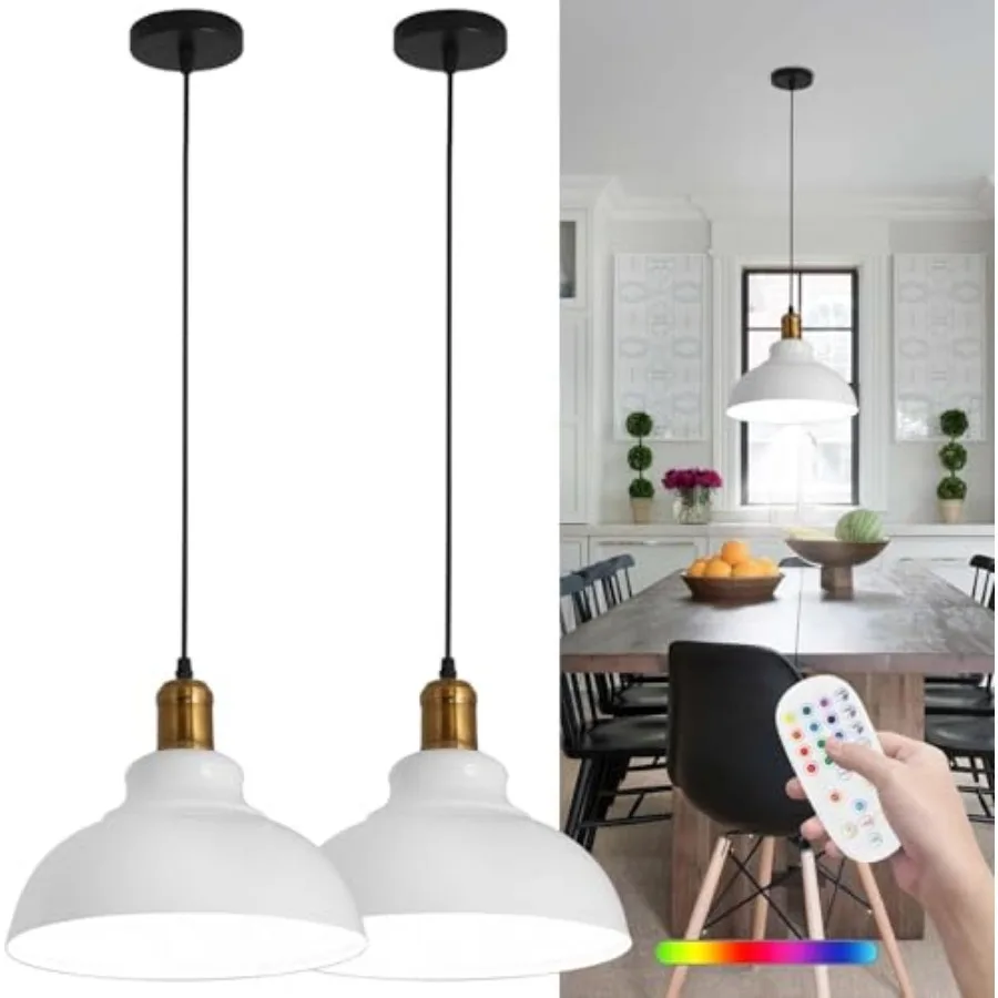

Rechargeable Pendant Light with RemoteBattery Operated Pendant Lights Pendant Light Fixtures for Kitchen Island Modern Industri