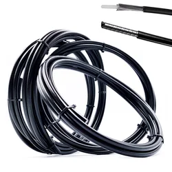 Carcasa de Cable de freno de bicicleta de 3m, tubo de Cables de cambio de bicicleta de 4mm/5mm, palanca de cambios de freno de bicicleta de carretera MTB, línea de velocidad de Cable de mango de desviador