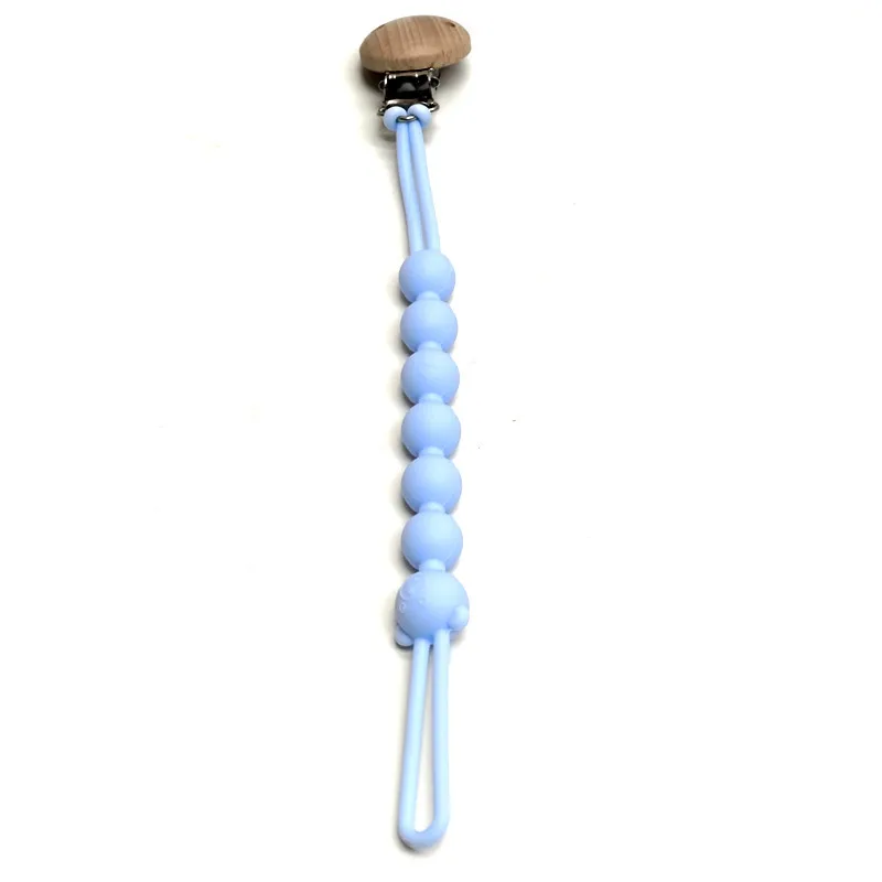 1/9PCS Baby Ein Schnuller Kette Baby Schnuller Lanyard Food Grade Silikon Zahnen Beißring Anti Verloren Schnuller anti Drop Kette – Detail 7
