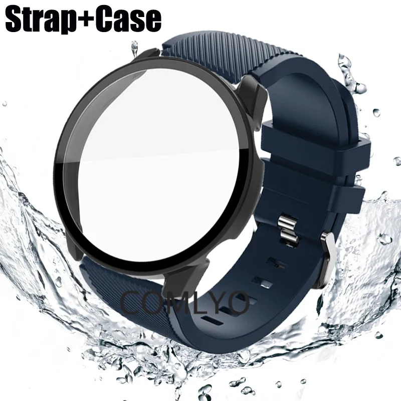 For Amazfit Balance Case PC+Tempered Glass Screen Protector Full Cover Bumper Shell Cases Silicone GTR4 Strap Bracelet Band