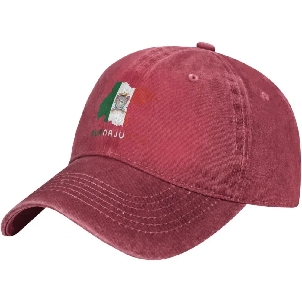 Guanajuato Mexico State Flag map Unisex Adjustable Cap Trucker Hats Dad Baseball Hats Cotton Cowboy hat Black