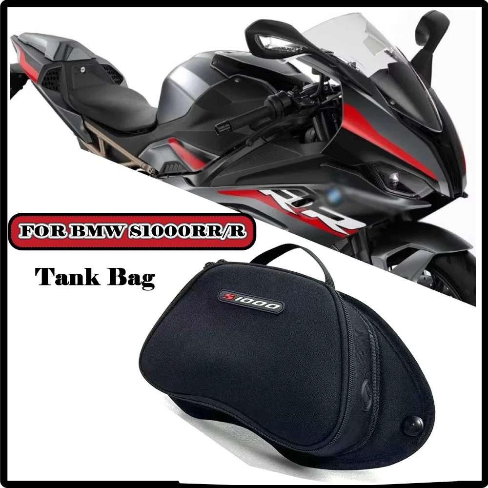 

For BMW S1000RR S1000R S1000 RR R 2020 2021 2022 2023 Motorcycle Fuel Tank Bag Luggage Storage Bag Black Kit Accessories