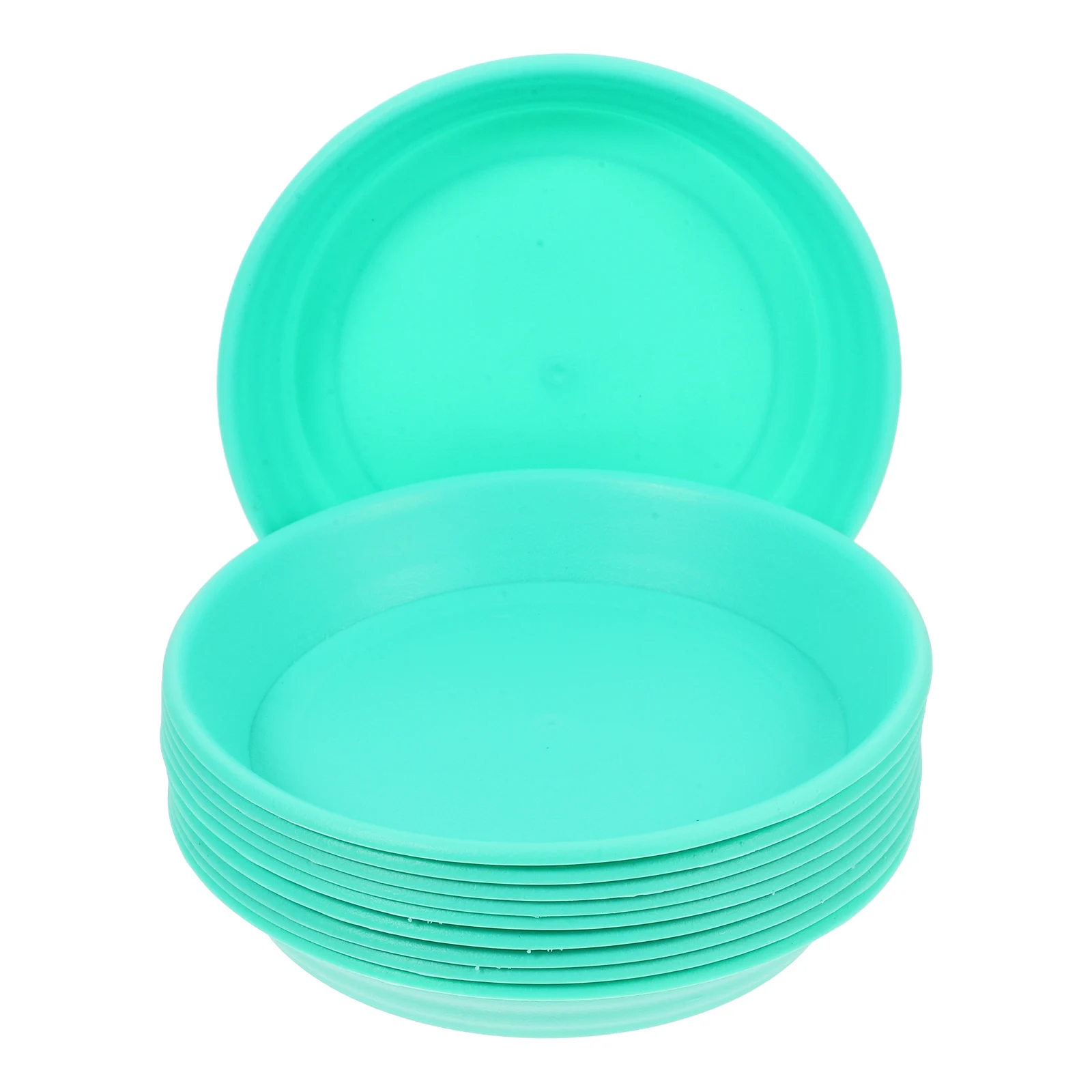 

10pcs Flower Pot Saucer Large Round Plant Drip Tray Thickened PP Water Resistant Indoor Garden Tray plant saucers for plants