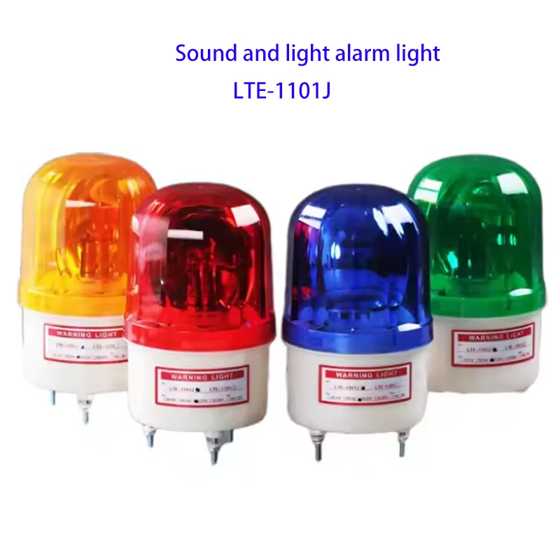 

Датчик ПЛК LTE-1101J, вращающийся сигнальный светильник, мигающий свет, светодиодная звуковая и световая сигнализация, 220 В, 24 В, 12 В, промышленная сигнализация, мигающий свет