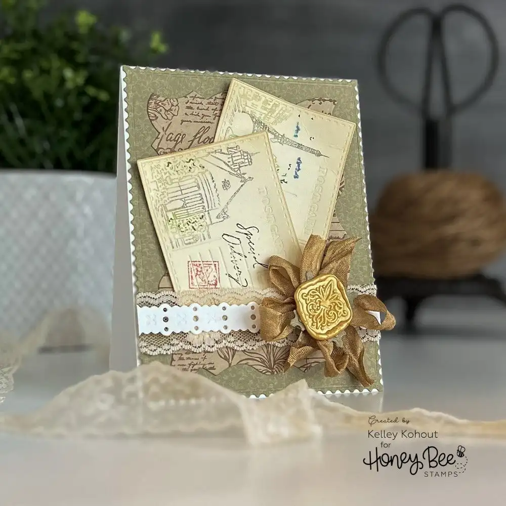 Mini pocztówka wykrojniki do metalu pieczęć dla DIY Scrapbooking album fotograficzny tworzenie kartek materiały dekoracyjne