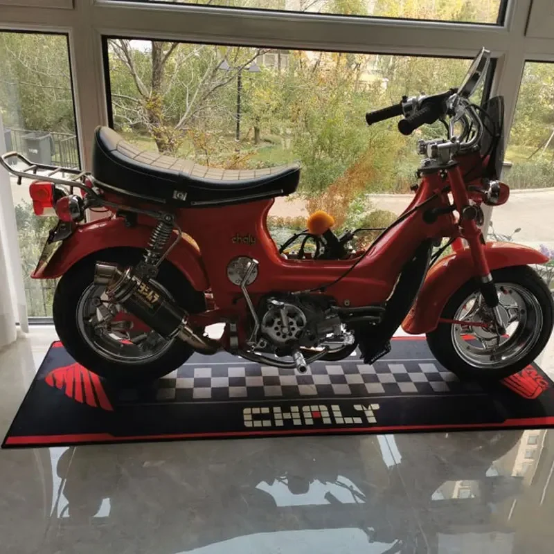 Polyester Display Carpet Motorcycle Parking Anti-slip Mat Yamaha R1 Carpet for Honda Kawasaki BMW Anti-slip Floor Decoration Rug