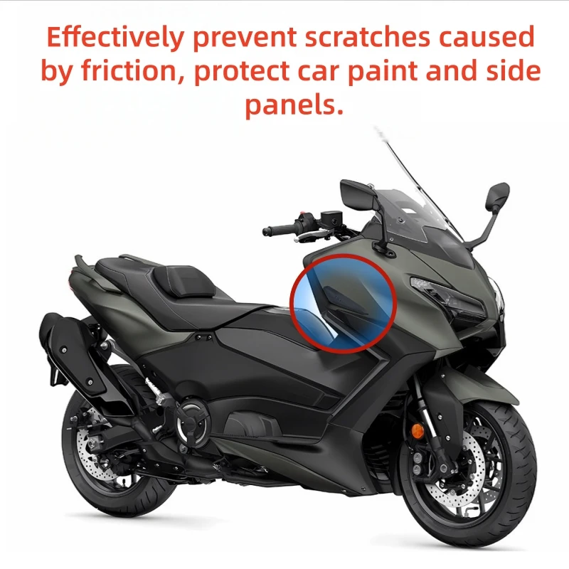 Motorcycle body scratch protection strip anti-collision decoration rubber protective sticker for Yamaha TMAX 560 TMAX560