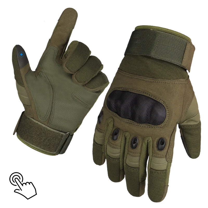 Outdoor Tactical Gloves Touch Screen Sport Motorcycle Hard Shell Cycling Hunting Shooting Hiking Camping Combat Work Anti-slip