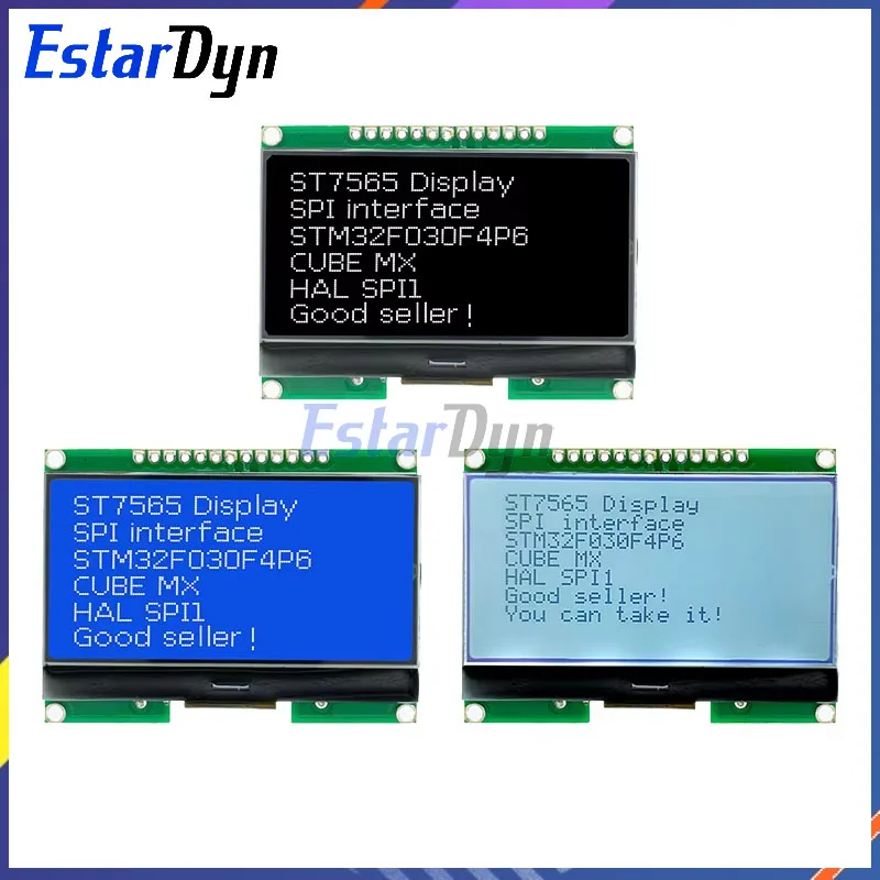 Estardyn Lcd12864 12864-06D, 12864, moduł LCD, COG, z chińską czcionką, ekran dotykowy, interfejs SPI
