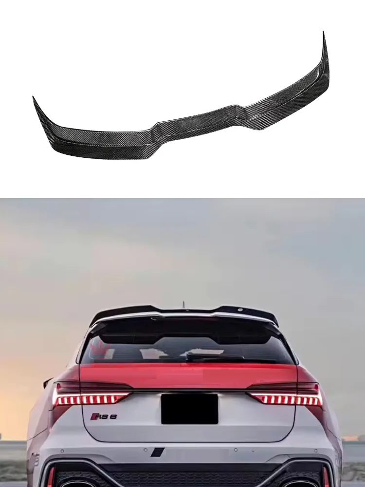 RS6 C8 Spoiler Staart Vleugel Koolstofvezel Dakspoiler Voor Audi RS6 C8 - afbeelding 2