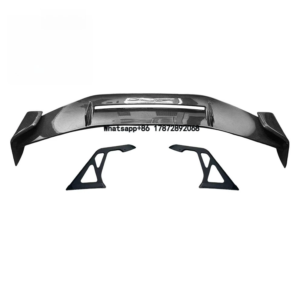 

AD Style Carbon Fiber Rear Spoiler High Rear Wing Swan Neck Spoiler Conversion Kit for G80 M3 G82 G83 M4 Car Bumpers