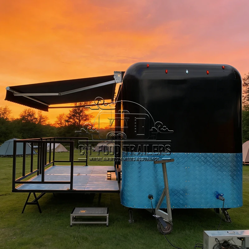 

Прицеп-фудтрак CN: Изготовленный на заказ ретро-фудтрак, мобильный бар, сценический прицеп, диджейский пульт, прицеп для мероприятий и выставок