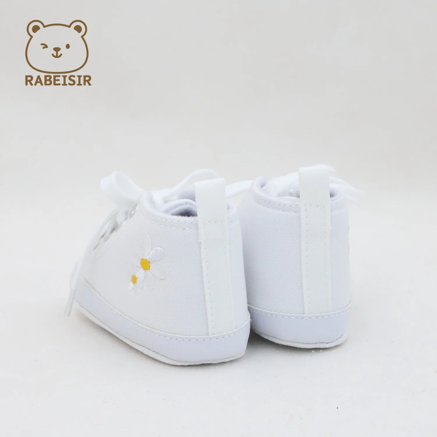 Primavera e outono sapatos de lona das crianças 0-6-12-18 meses sapatos de bebê passo frente sapatos fundo macio antiderrapante e salto não-queda