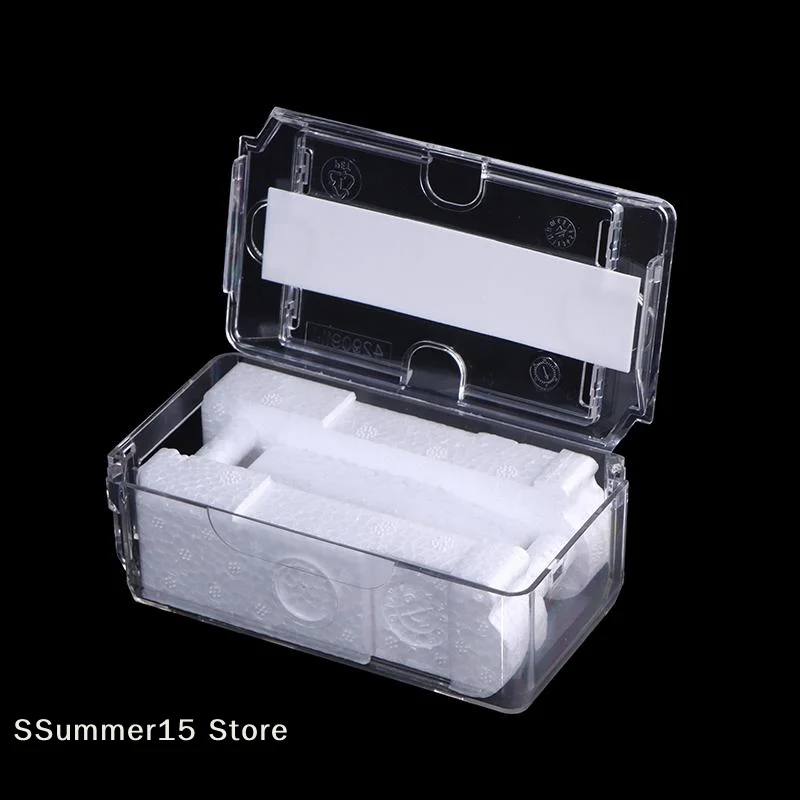 RUniversal Jewelry Storage Box Watch Box Men Watch Box Vintage Transparent Single Grid Watch Box Christmas Gift Boxes