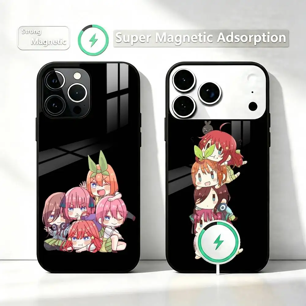 The Q-Quintessential Quintuplets  Phone Case For iPhone17,16,15,14,13,12,11 Plus,Pro Compatible with magnetic wireless charging