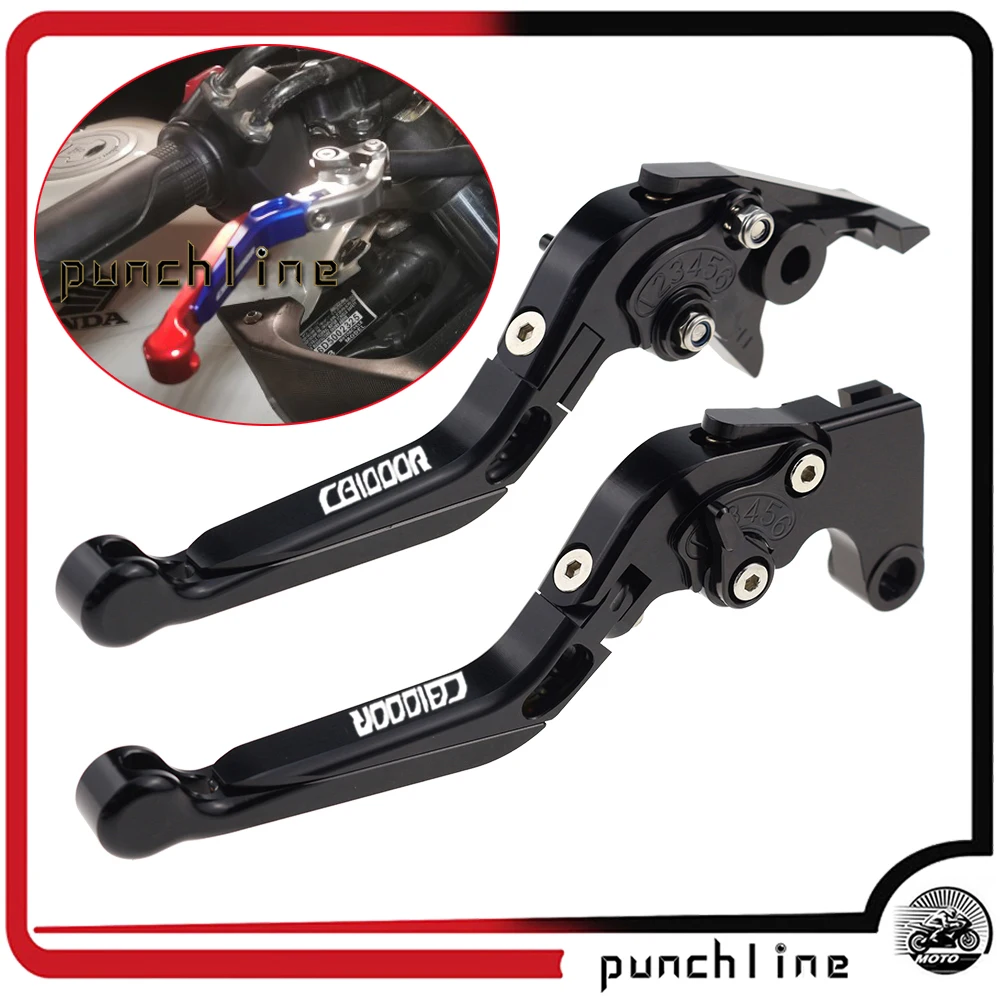 

For HONDA CB1000R CB 1000R CB 1000 R 2008-2016 Motorcycle Folding Extendable Clutch Levers Brake Handles