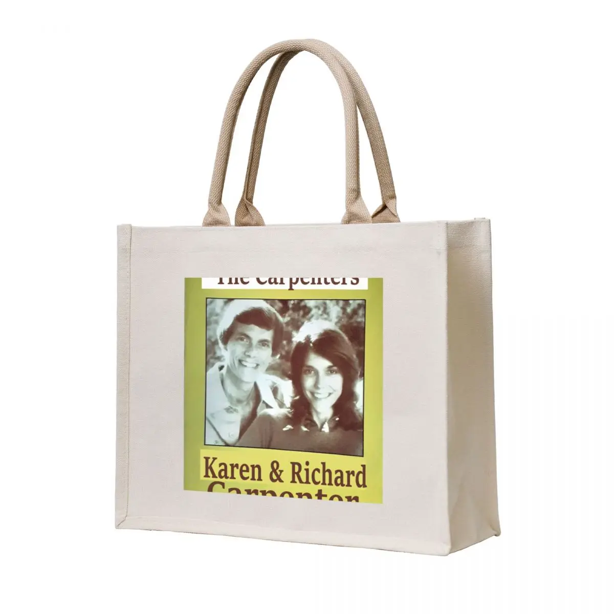 

The Carpenters,Karen & Richard Carpenter, Sheet Music, Karen, Richard Tote Bag Gift bags large tote bag tote bag large size bags