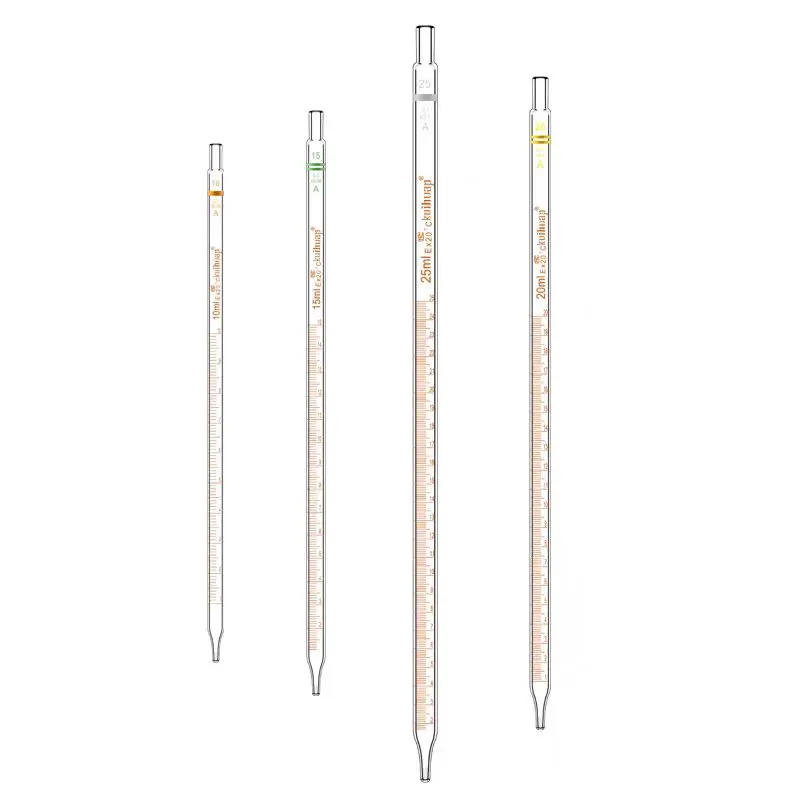

Sunflower A-grade ring scale pipette glass pipette 0.1 0.2 0.5 1 2 5 10 15 20 25 50ml glass pipette dropper single line suction