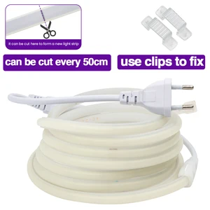 AC 220V COB NEON 288LEDS/M Weiß Rot Blau Rose gelbgrün 8 Hauptverkäufe lila LED -Band - №5