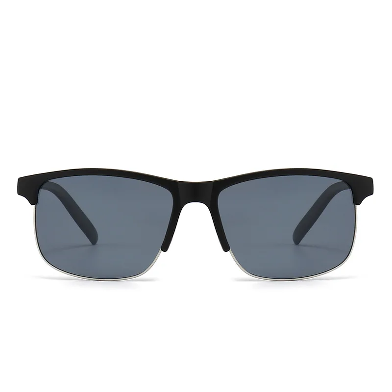 2025 Nuovi occhiali da sole polarizzati a mezza montatura per uomo Alla moda Ciclismo all'aperto Guida Protezione solare UV400 Occhiali anti UV