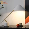 포스트모던 미니멀리스트 디자이너 대리석 기본 테이블 램프 LED E27 블랙/화이트 책상 조명 홈 장식 연구 독서 사무실 침실 2