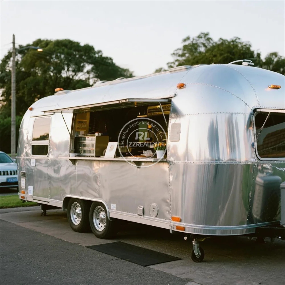 

Customized Australian Standard Mobile Food Truck Fast Food Trailer With Full Kitchen Equipments for Sale