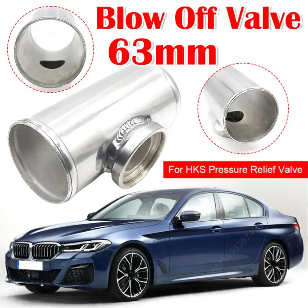 

63mm 2.5inch Turbo Aluminum Flange Pipe Adapter for HKS SSQV SQV BOV Blow Off Valve Adapter L=150mm Silver High Quality