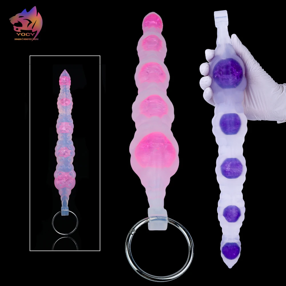 YOCY الوحش اللامسة القضيب سيليكون طويل الشرج المكونات الإناث G بقعة محفز الشرج الجنس لعب للكبار زوجين تدليك متعة #1