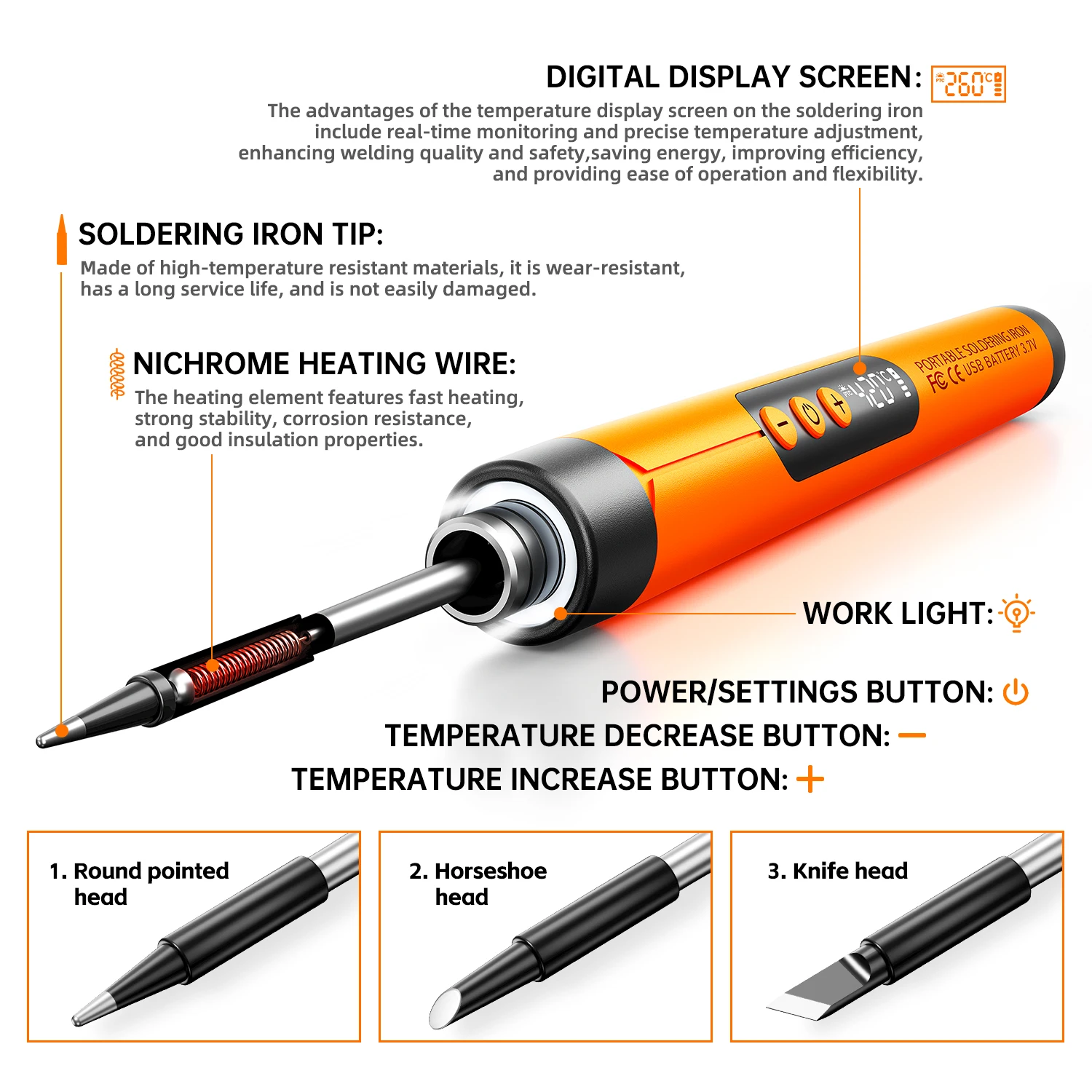 Kit de fer à souder rechargeab - Electronics Repair Kit With Soldering Iron avis et prix