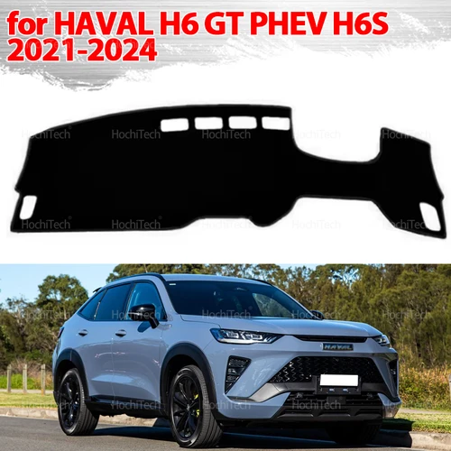 Imagen 1 del producto Cubierta antideslizante para salpicadero, almohadilla protectora, accesorios para coche, alfombra parasol para HAVAL H6 GT PHEV H6S 2021 2022 2023 2024