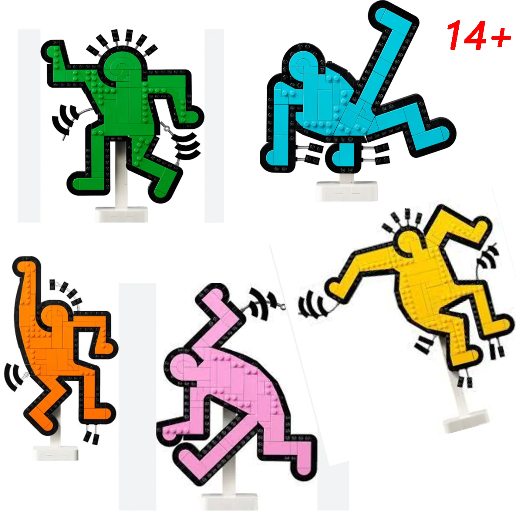 Ensemble de blocs de construction de figurines dansantes, nouvel Art 20225, jouets pour enfants garçons, cadeau de noël et d'anniversaire, 31216