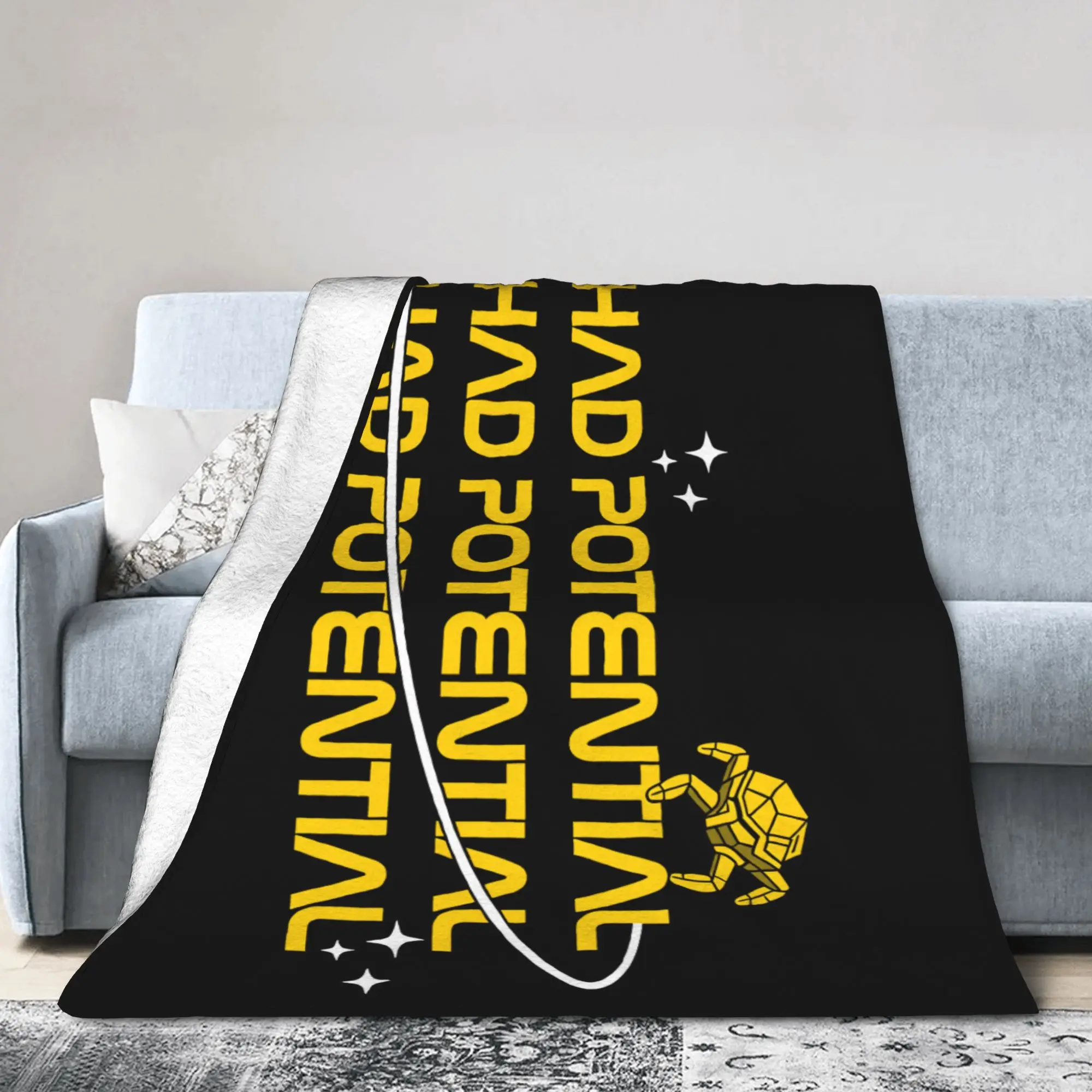 I Had Potential Project Hail Mary Amaze Blankets Eridani-Rocky Flannel Funny Warm Throw Blanket for Bed Sofa Autumn/Winter Car