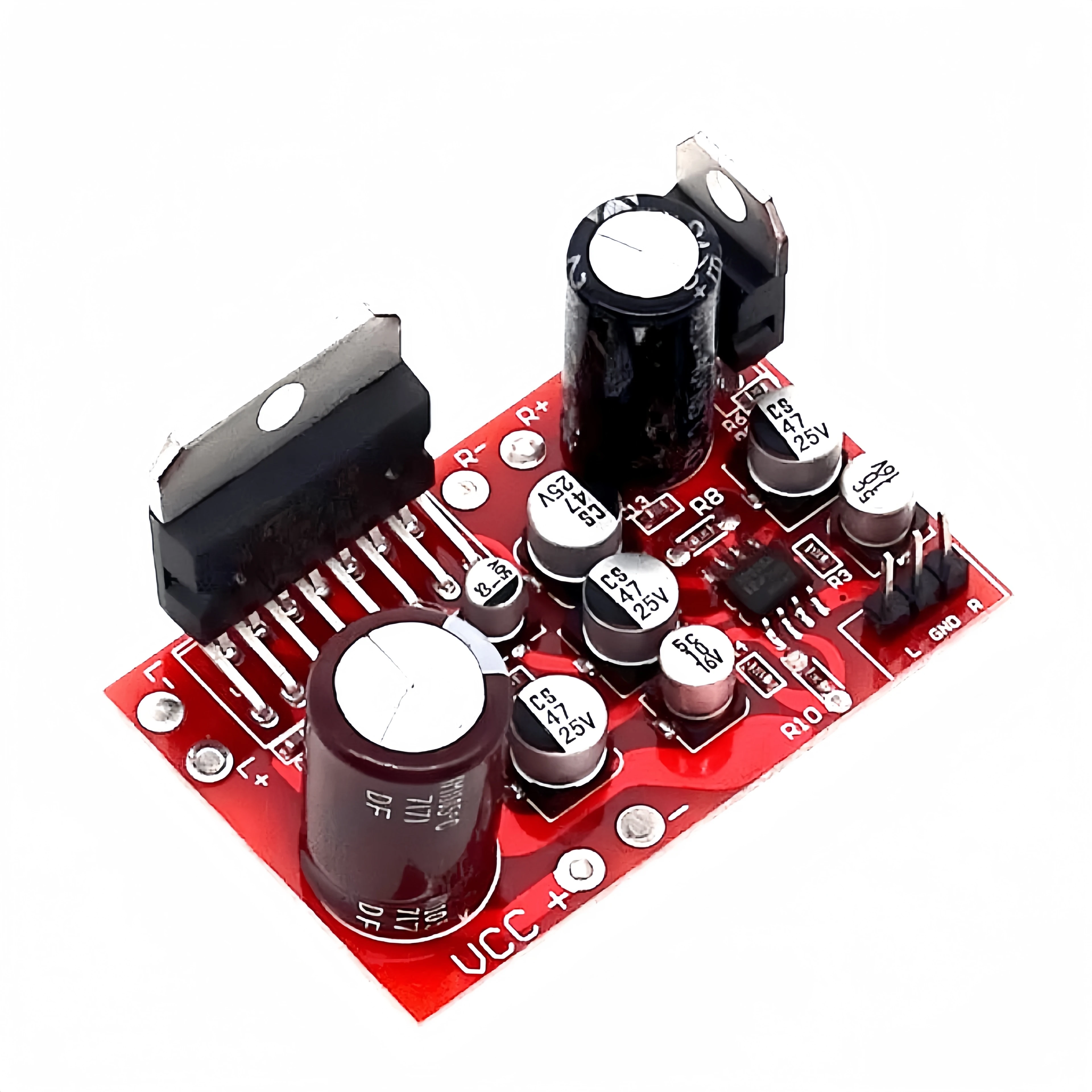 TDA7379 power amplifier board 2.0 dual-channel 2 * 39W high-power AD828 front stage amplification effect exceeds NE5532