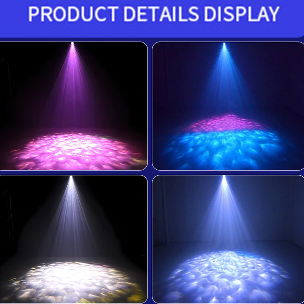 150w Magic Water Wave Led Effect Light Projector For Wedding Ceremony Lives Show Stage Lighting