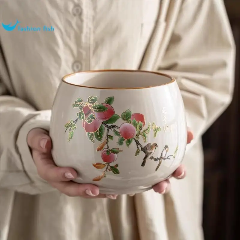 

Large Size Cerc Desktop Tra Can Fruit Peel Storage Bowl Living Room Coffee Table Fruit Basket High Aesthetic Value