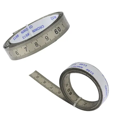 Miter Track Tape Measure Self Adhesive Metric Stainless Steel Scale Ruler 1M-6M For T-track Router Table Saw Woodworking Tool - Image 3