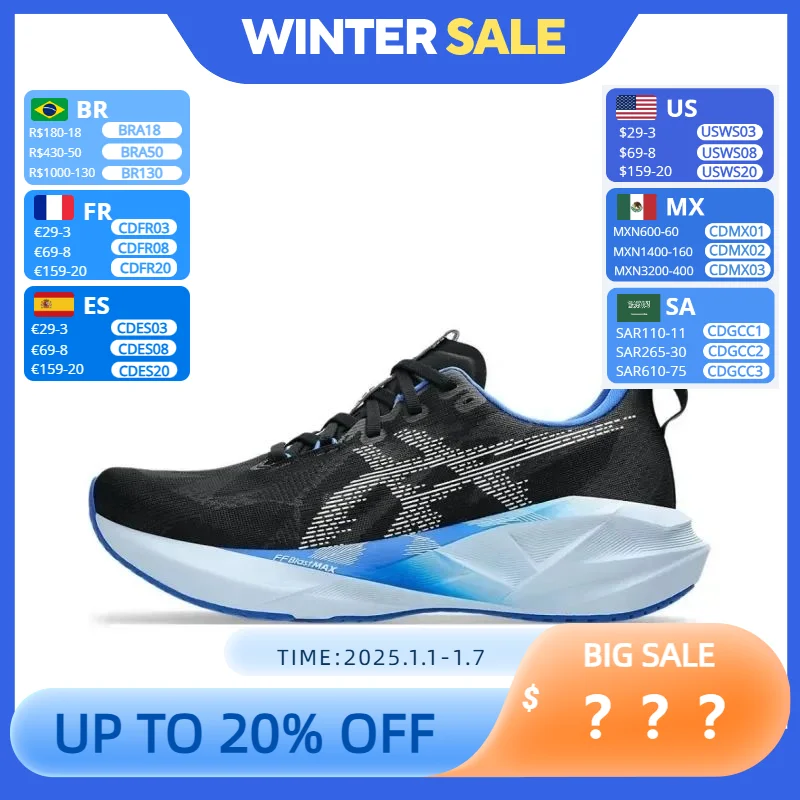 Asics NOVABLAST 5 Asics Shoes Lightweight and Comfortable Shoes Unisex Asics Sneaker Nova 5