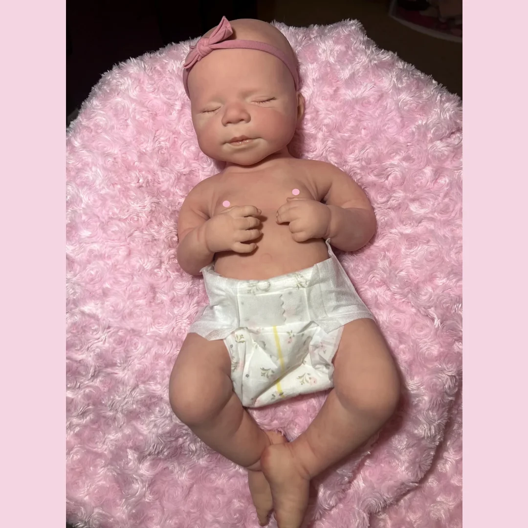 1PC/2 Kleidung 18 Zoll Offenen Mund Pascale Weiche Silikon Bebe Reborn Mädchen Puppe Mit 3D Gemalt Haut lebensechte Neugeborenen Baby Mädchen Puppe