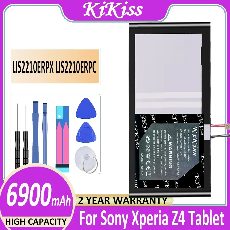 

Аккумулятор KiKiss LIS2210ERPX LIS2210ERPC 6900 мАч для Sony Xperia Z4 Z 4 SGP712 SGP771 1291-0052, аккумуляторы для планшетов